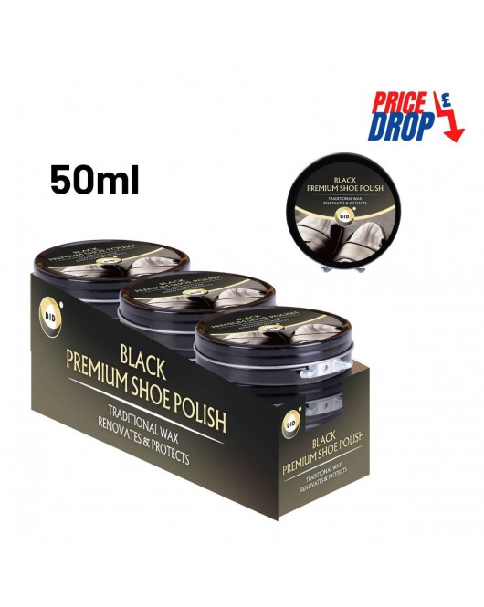 50ml Black Shoe Polish