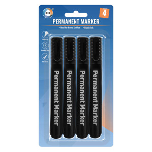 4pc Permanent Markers 4pc Permanent Markers