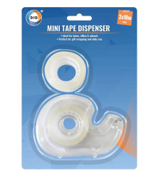 Mini Tape Dispenser & 2 x 18m Rolls