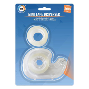Mini Tape Dispenser & 2 x 18m Rolls Mini Tape Dispenser & 2 x 18m Rolls