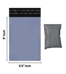 100 x 6.5" x 9" Grey Recycled Mail Bags
