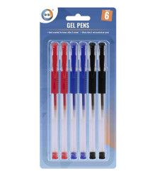6Pk Gel Pens