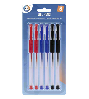 6pc Gel Pens 6pc Gel Pens