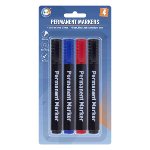 4pc Permanent Markers 4pc Permanent Markers