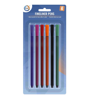 6pc Fineliner Pens 6pc Fineliner Pens