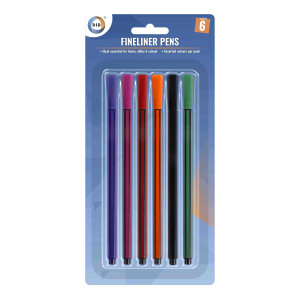6pc Fineliner Pens