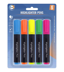 5Pk Highlighter Pens
