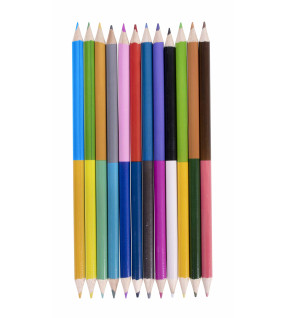 12Pk Double Ended Colouring Pencils 12Pk Double Ended Colouring Pencils