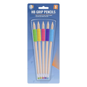 5Pk Hb Grip Pencils 5Pk Hb Grip Pencils