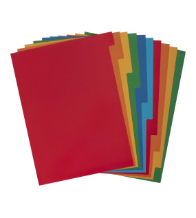 A4 Coloured Dividers