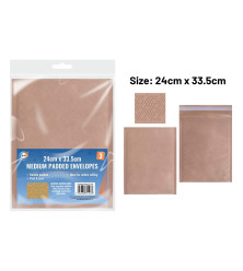 3Pk 24cm x 33.5cm Medium Padded Envelopes