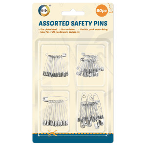 80pc Assorted Safety Pins 80pc Assorted Safety Pins