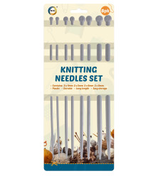 8pc Knitting Needles Set