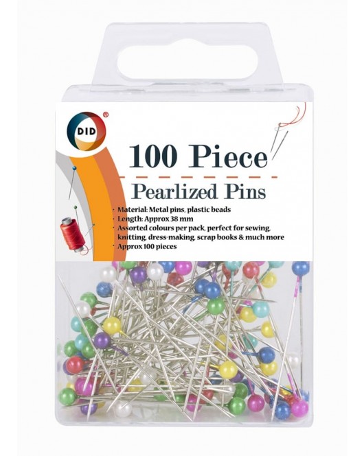 100pc Pearlized Pins