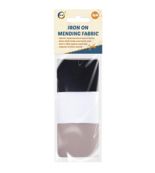 3Pk Iron On Mending Fabric