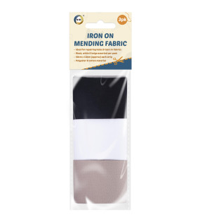 3Pk Iron On Mending Fabric 3Pk Iron On Mending Fabric