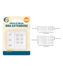 2Pk 32mm & 56mm Bra Extenders