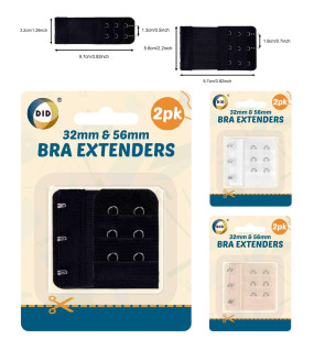 2Pk 32mm & 56mm Bra Extenders
