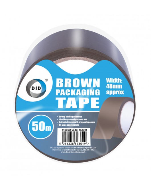 50m x 48mm Brown Packaging Tape