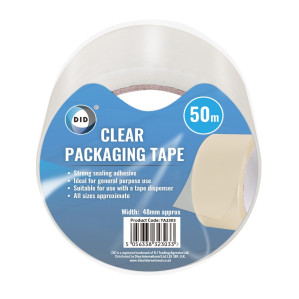 50m x 48mm Clear Packaging Tape 50m x 48mm Clear Packaging Tape