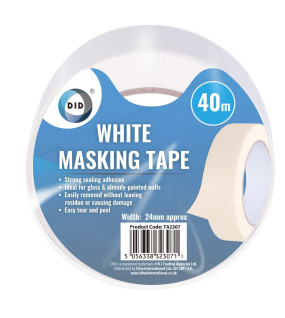 40m x 24mm White Masking Tape 40m x 24mm White Masking Tape