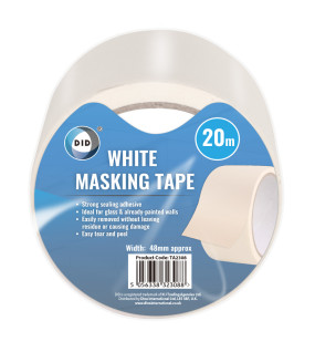 20m x 48mm White Masking Tape 20m x 48mm White Masking Tape