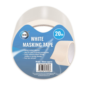 20m x 48mm White Masking Tape 20m x 48mm White Masking Tape