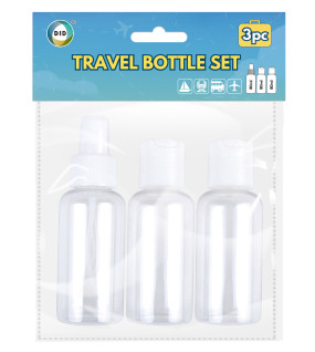3pc Travel Bottle Set 3pc Travel Bottle Set