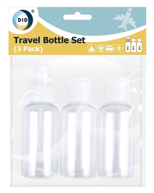 3pc Travel Bottle Set