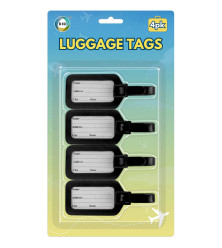 4pc Luggage Tags