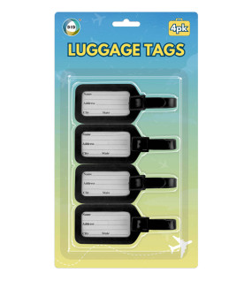 4pc Luggage Tags 4pc Luggage Tags