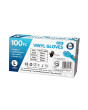 100pc Large Powder Free Blue Vinyl Gloves