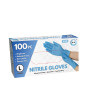 100pc Large Powder Free Blue Nitrile Gloves 100pc Large Powder Free Blue Nitrile Gloves
