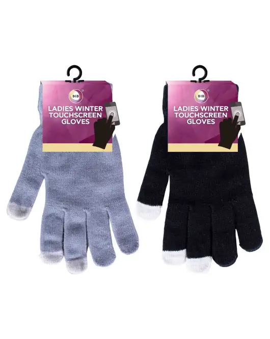 ライブ写真「8」 Women's Touchscreen Winter Magic Gloves – Stretchy, Warm, One Size