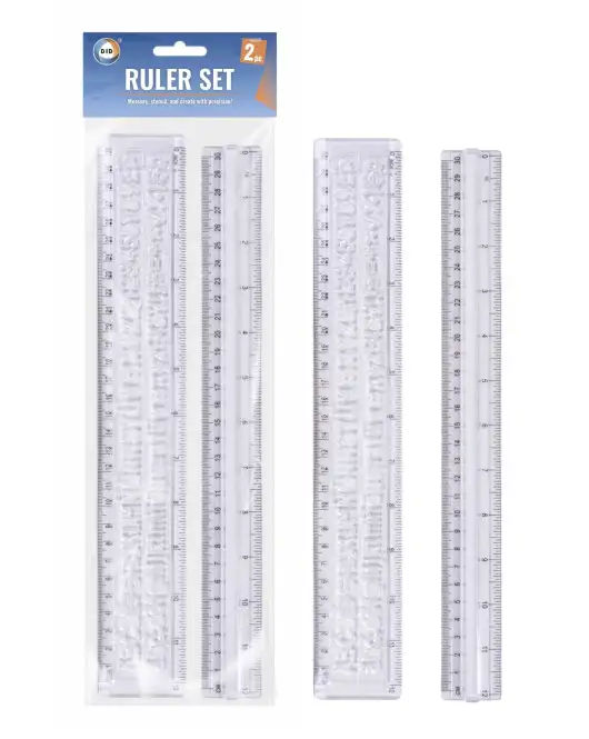 2 Pack Ruler. Amazon 2pc Ruler Set