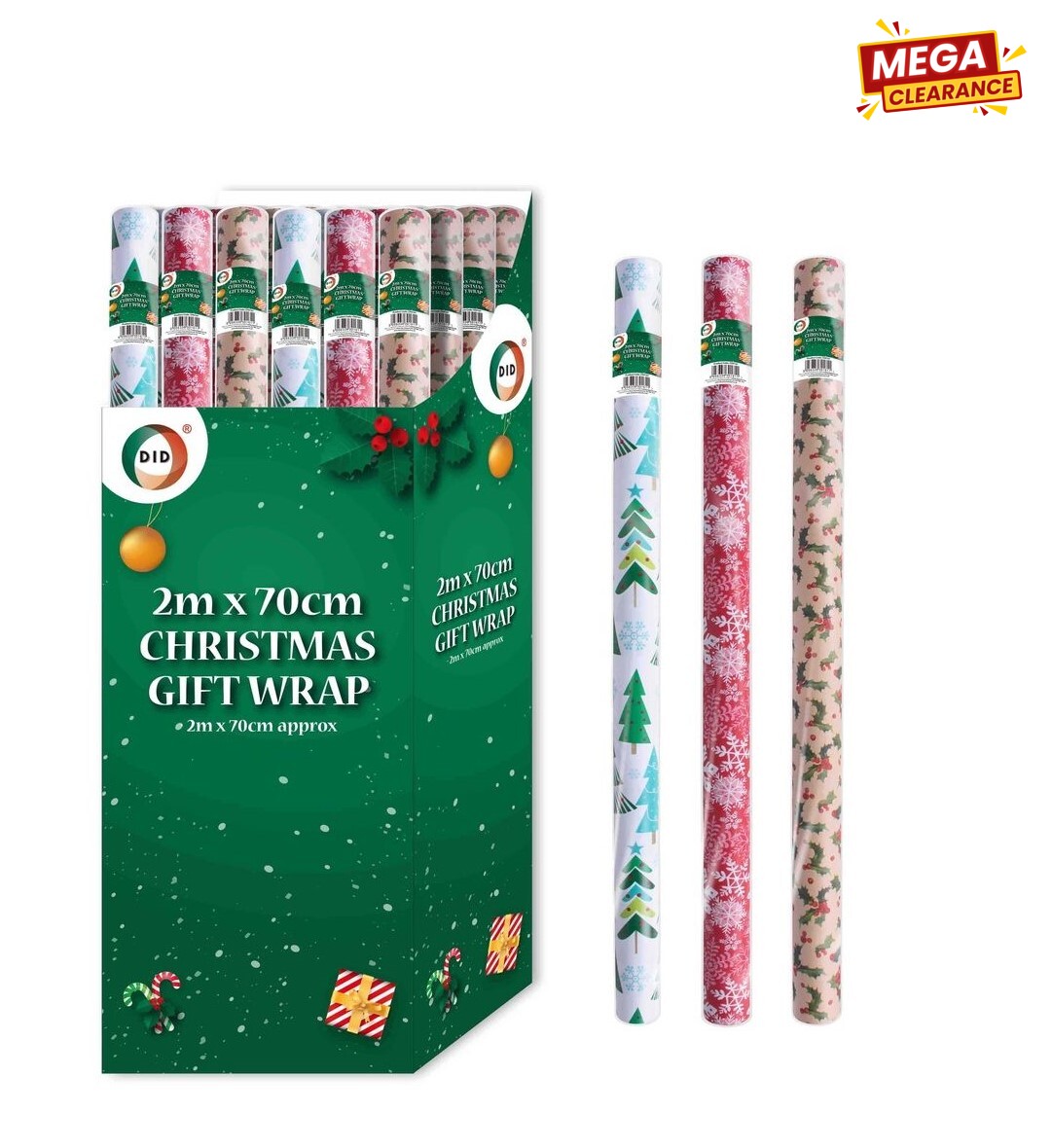 Christmas Gift Wrap - 2m x 70cm