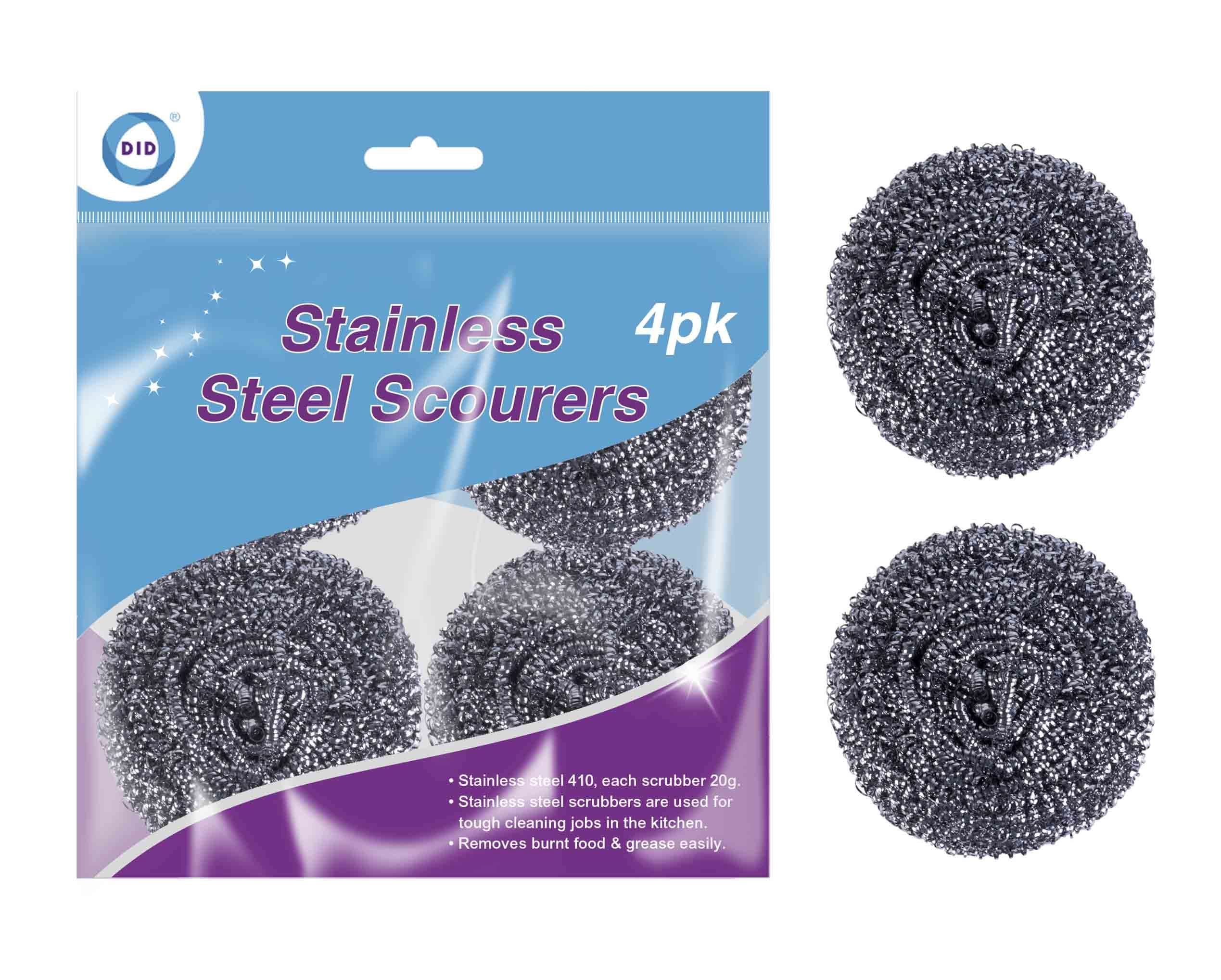 Scouring Rake 4pc Stainless Steel Scourers