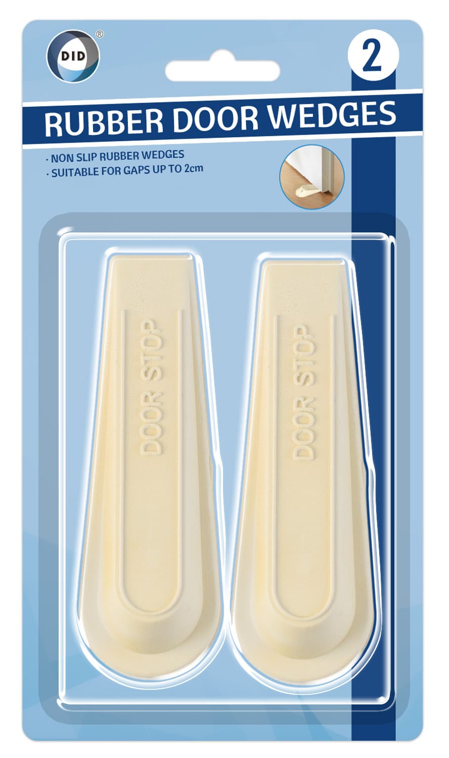 2pc Rubber Door Wedges