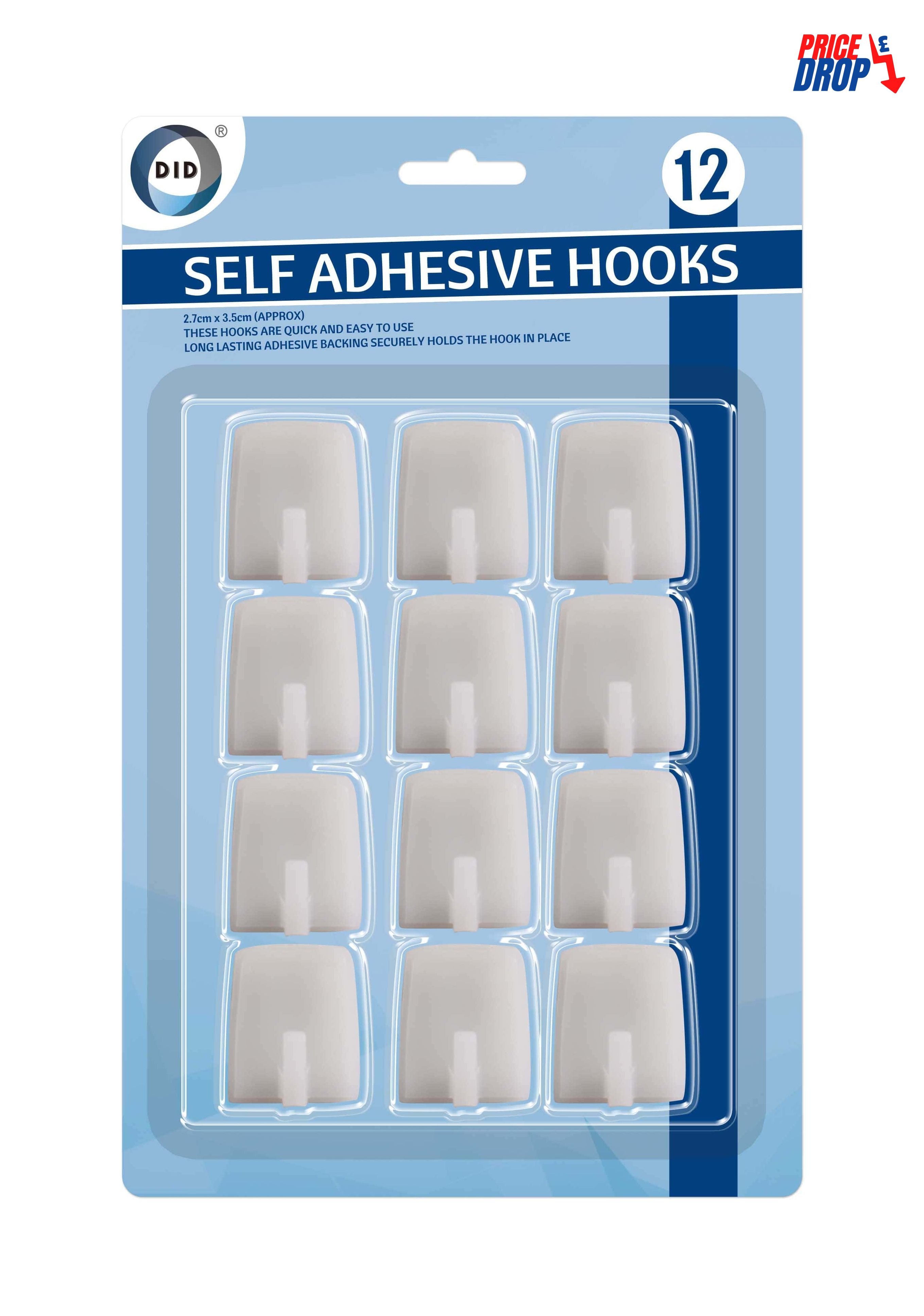 Hooks with adhesive backing discount