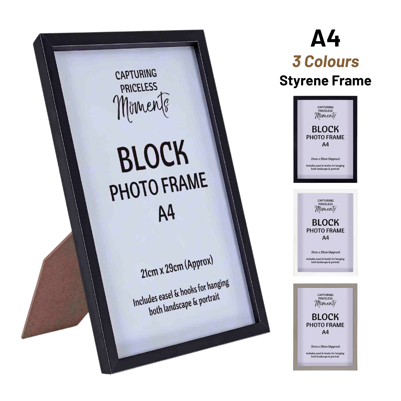 A4 Block Photo Frame
