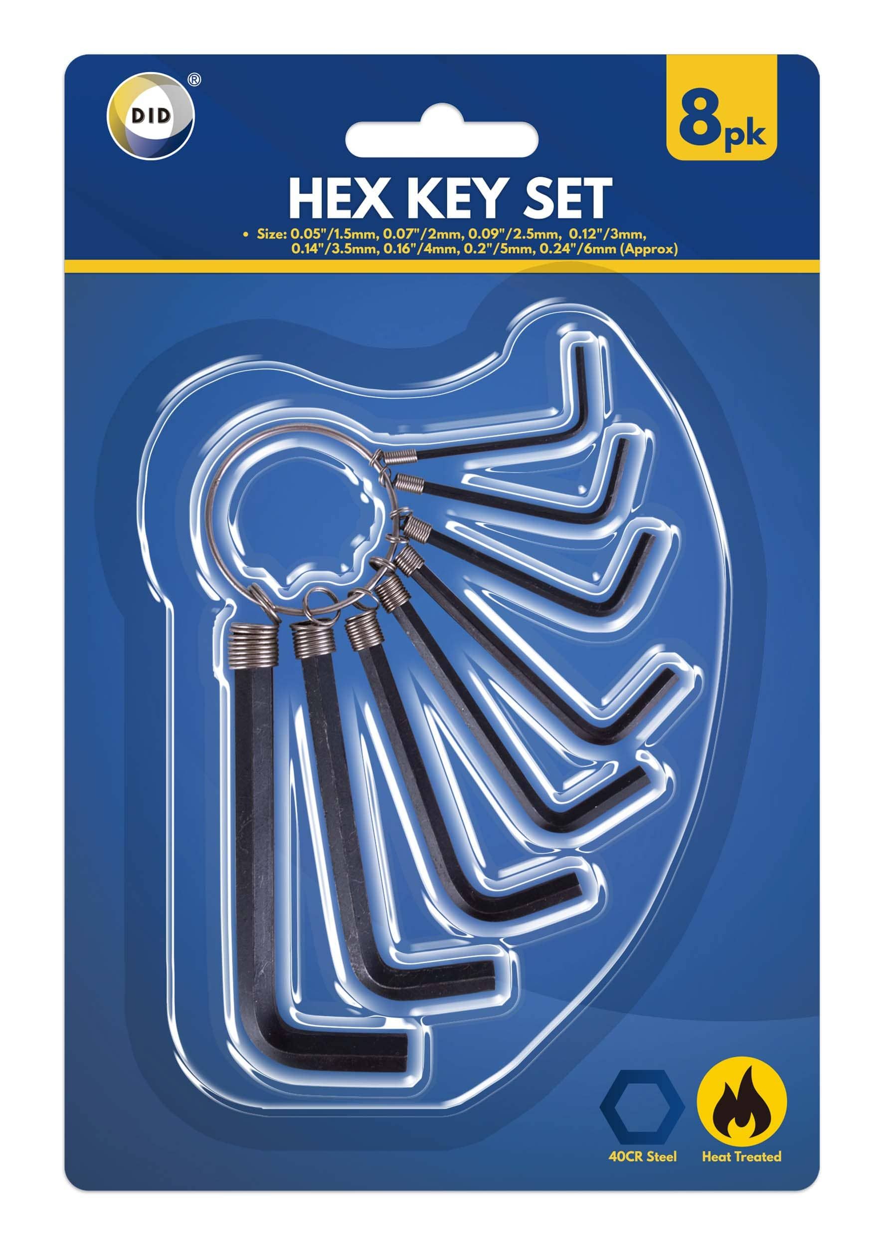 Hex Key Caps 8pc Hex Key Set