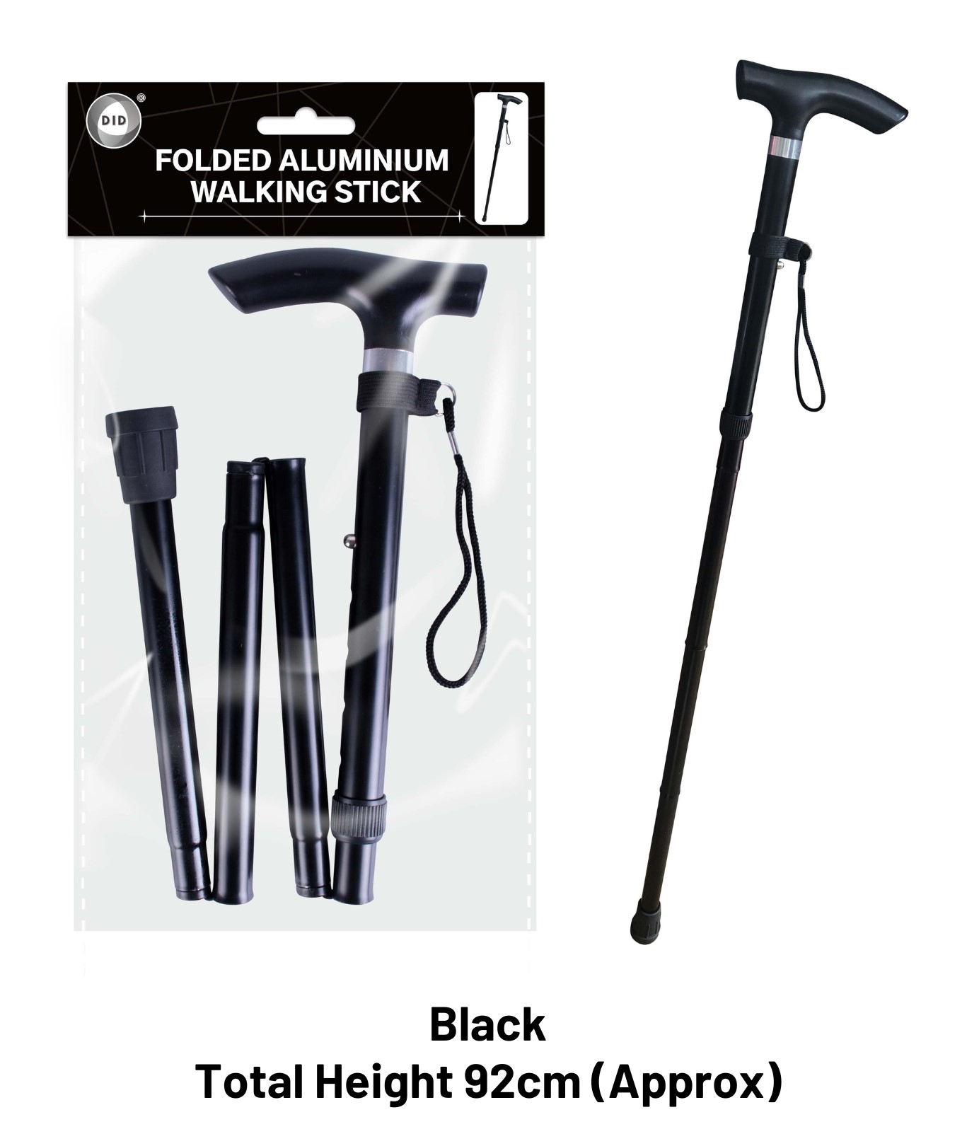Wagner Four Point Aluminium Walking Stick