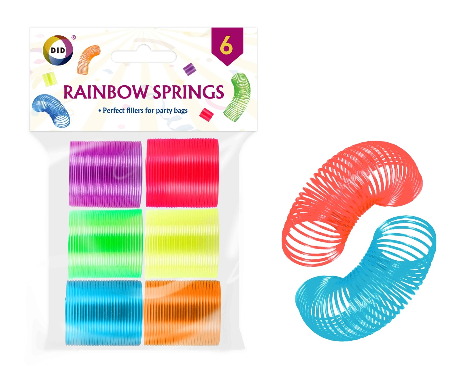6Pc Rainbow - Pink main image 0