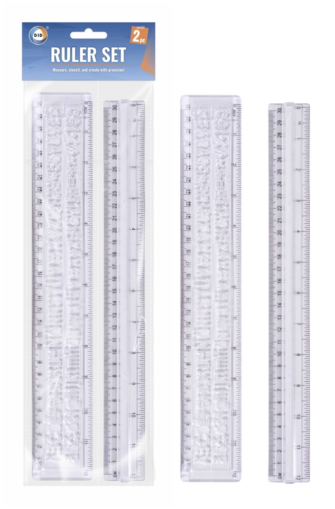 2pc Ruler Set